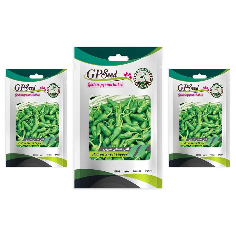 بذر فلفل همدانی شیرین گلبرگ پامچال کد gpf 326 مجموعه 3 عددی